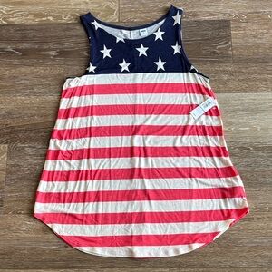 Old Navy Red, White, and Blue Star Tank Top
